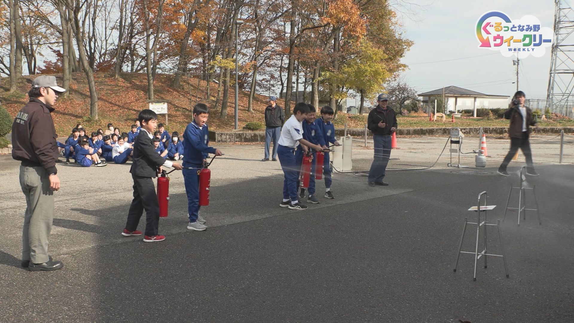 南砺市福光東部少年消防クラブ防火教育　１１月２７日