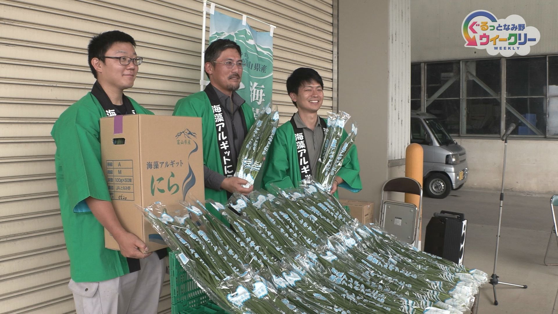 海藻アルギットにら初出荷　６月２日