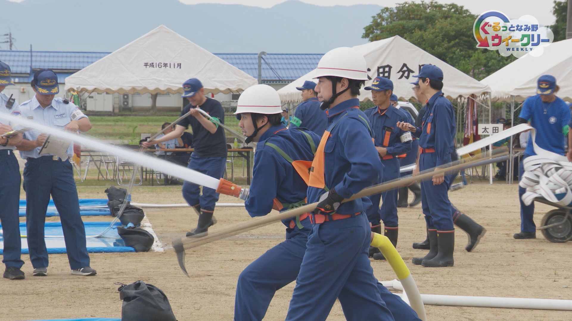 第２２回砺波市消防団消防操法大会　７月４日