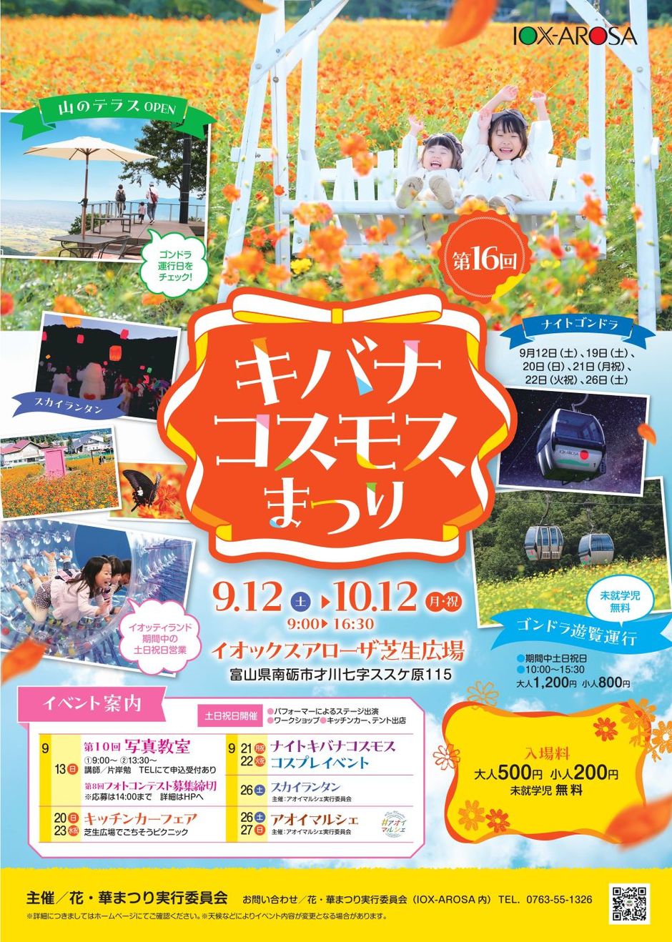 キバナコスモスまつり